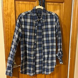 Mens American Eagle Plaid Button Down Shirt Size Small